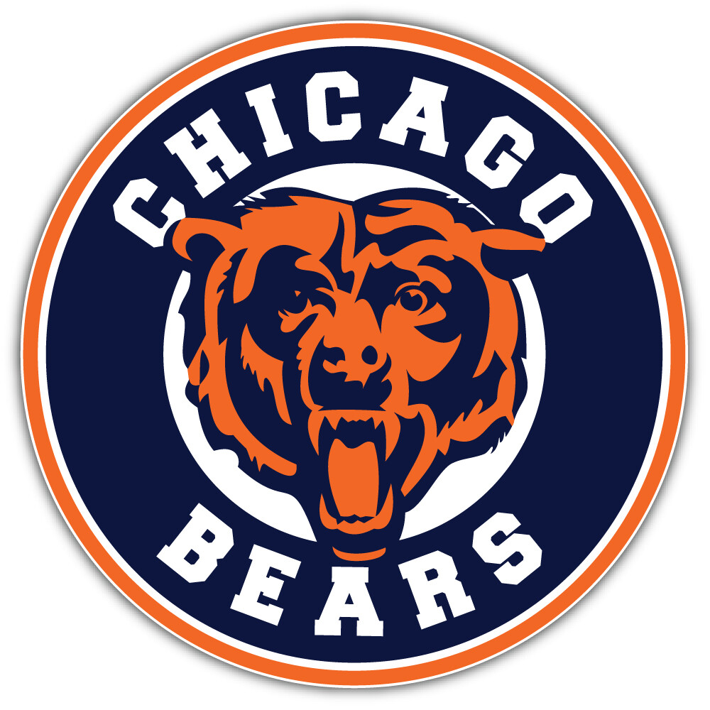 Chicago Bears NFL Football Logo Sport Car Bumper Sticker Decal “SIZES”