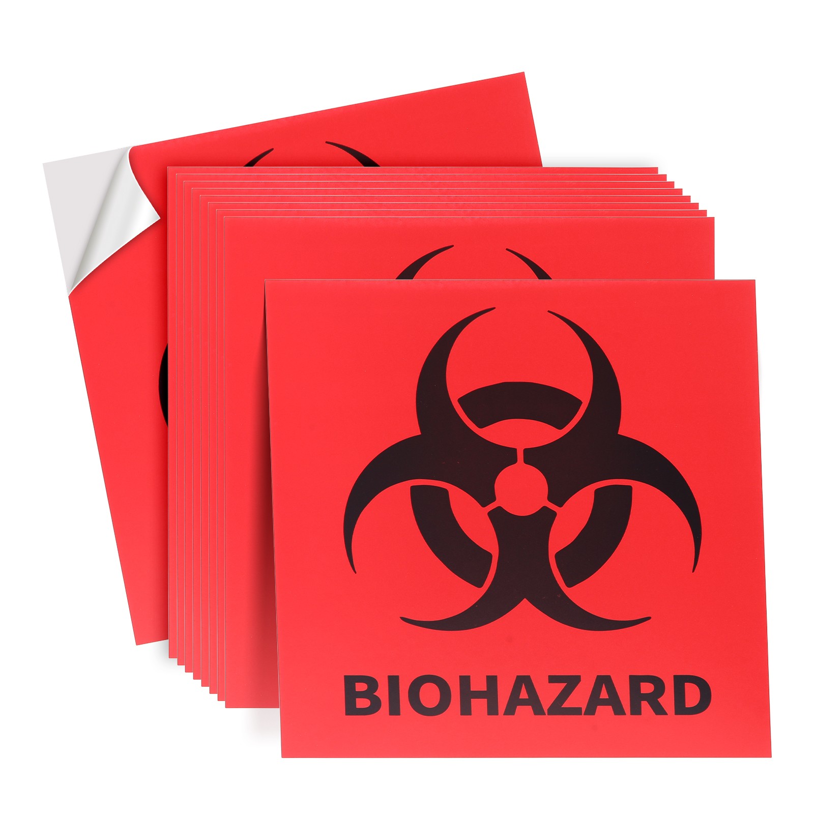 4″ – 6″ BIOHAZARD WARNING Decal Vinyl Sticker Logo & Label Pick SIZE & BAG