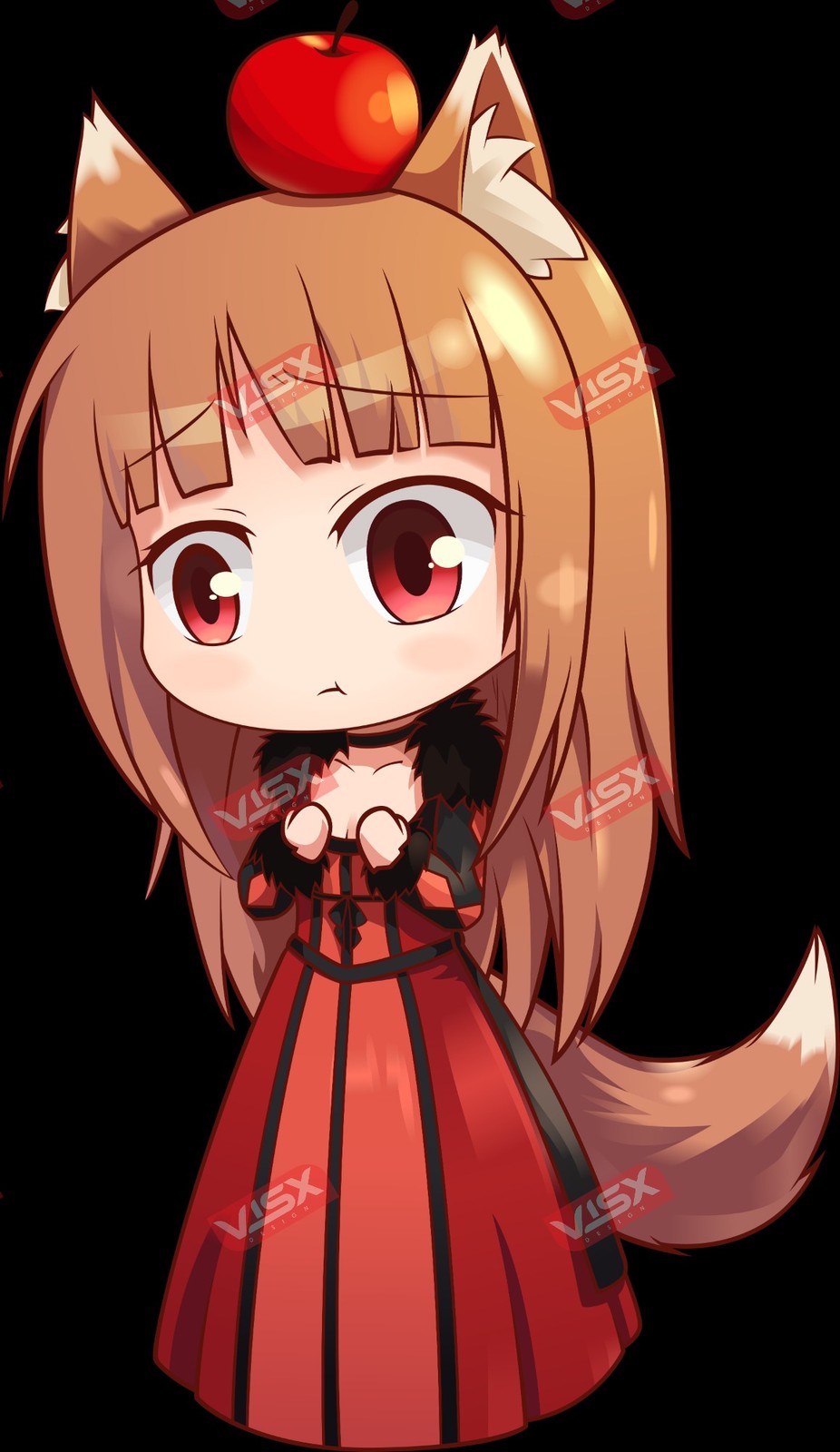 Holo Spice And Wolf Anime Bumper Sticker Peeker Decal Car Window Vinyl Waifu