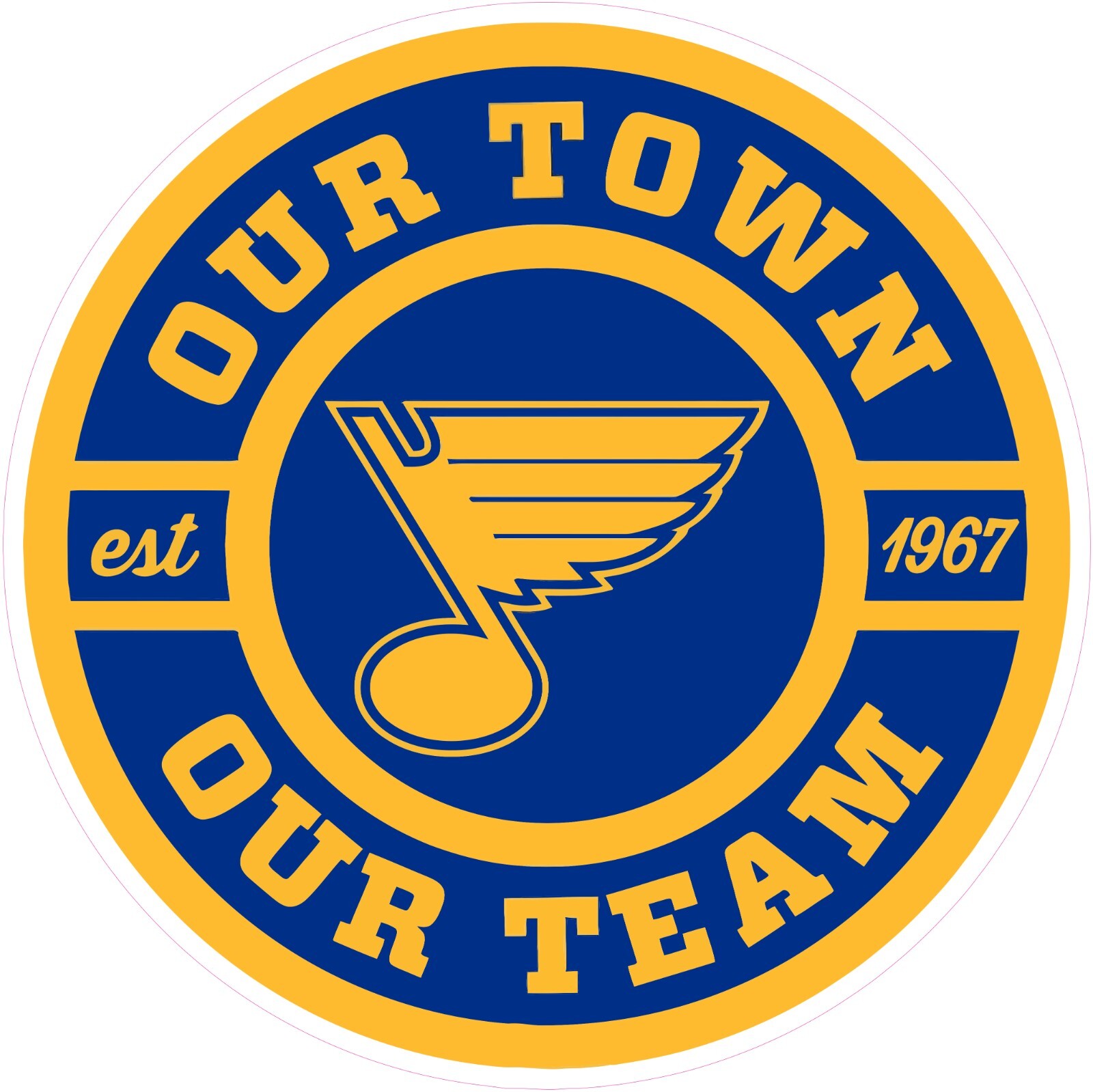 St Louis Blues Hockey Vinyl Decal Sticker Car Truck Bumper Laptop Tumbler Mug