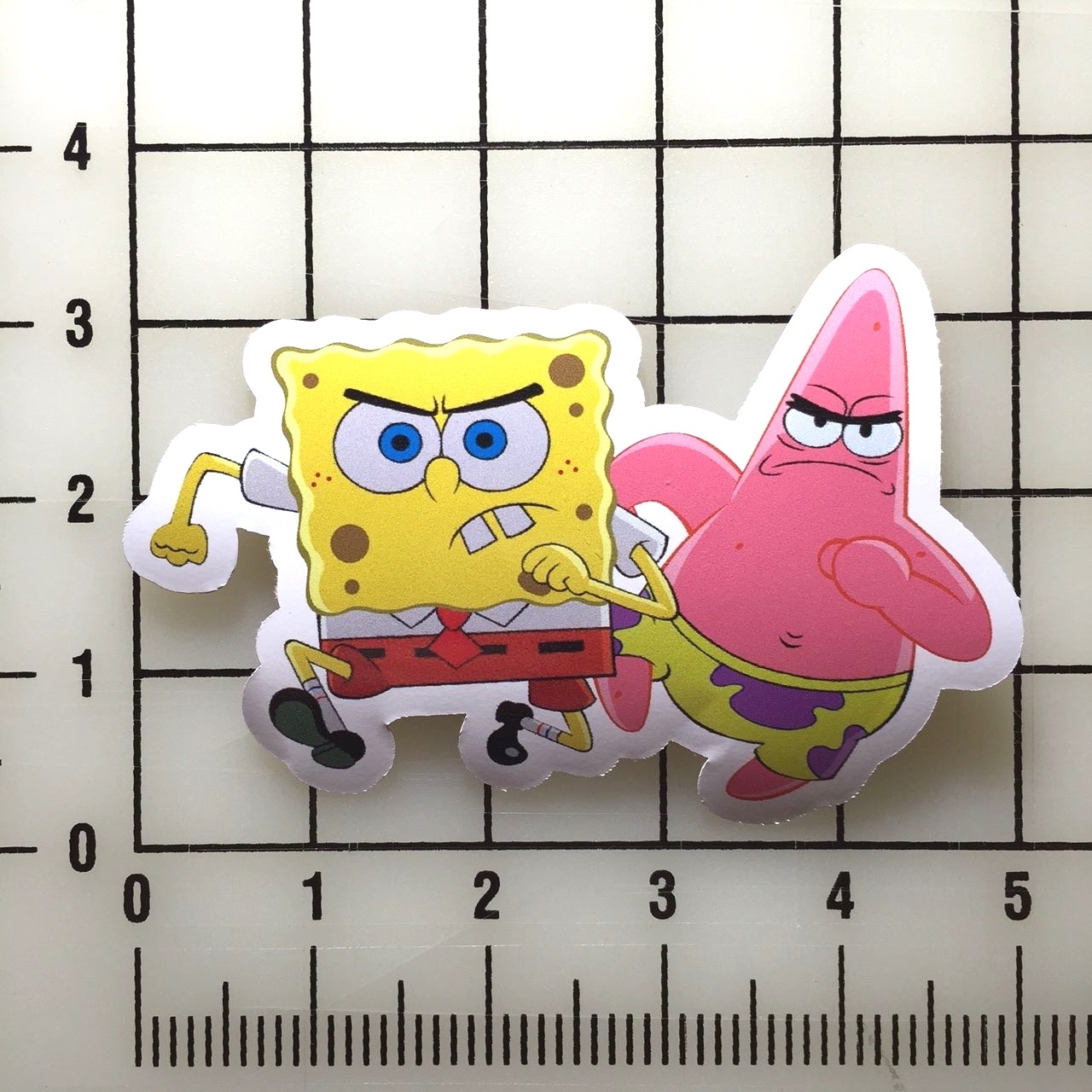 Spongebob Squarepants Patrick 5″ Wide Color Vinyl Decal Sticker BOGO