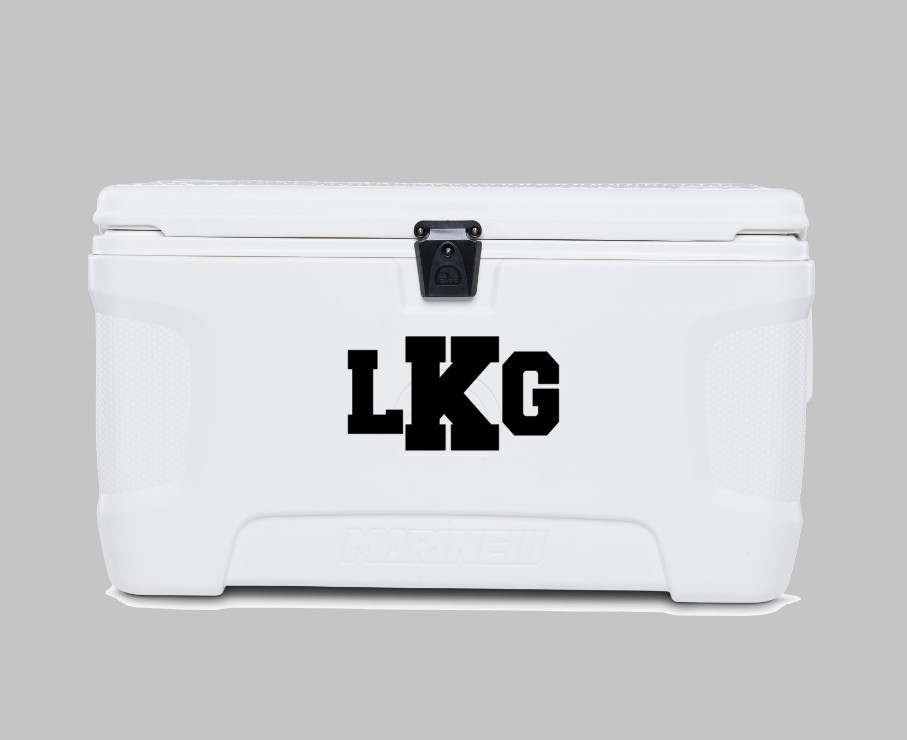 Cooler Monograms – Great for all cooler types – great gift idea – Yeti, Coleman