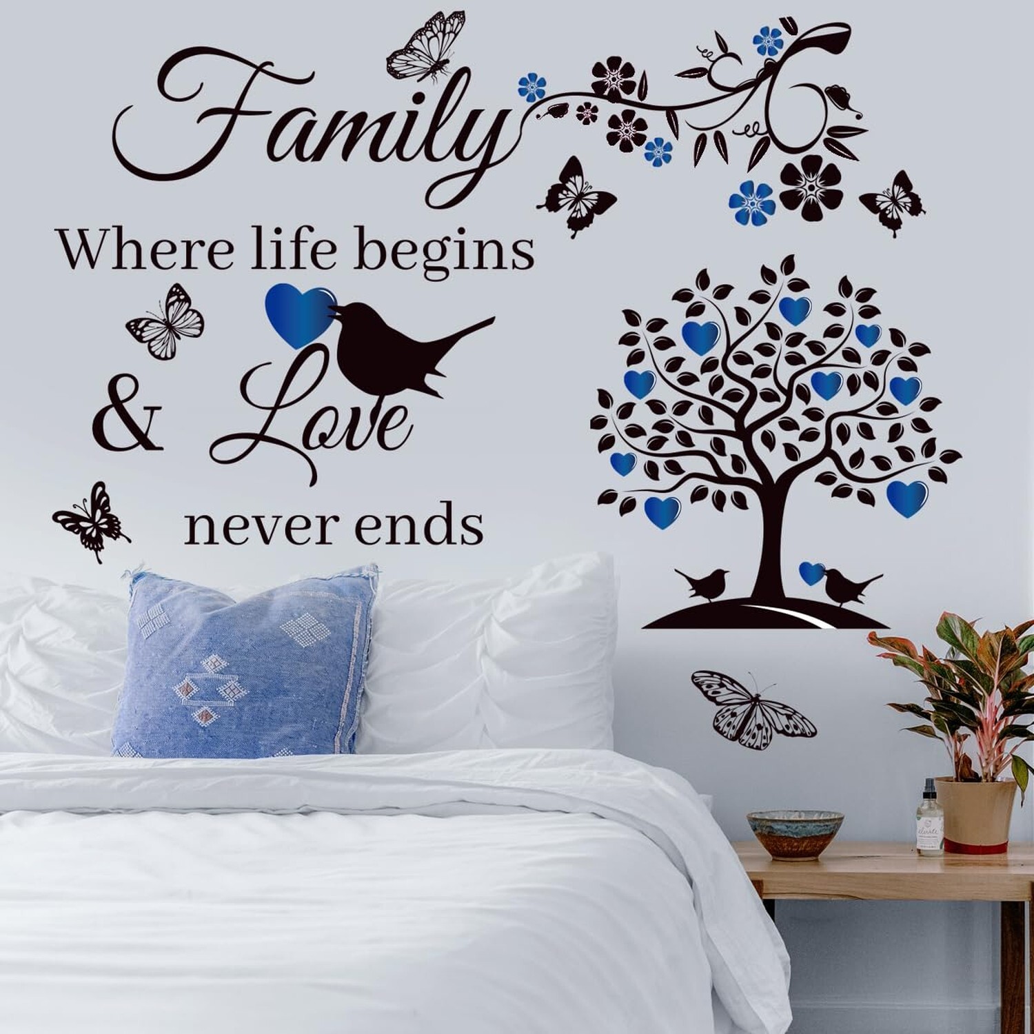 Family Saying Wall Art Stickers Inspirational Quotes Wall Decals Living Room …