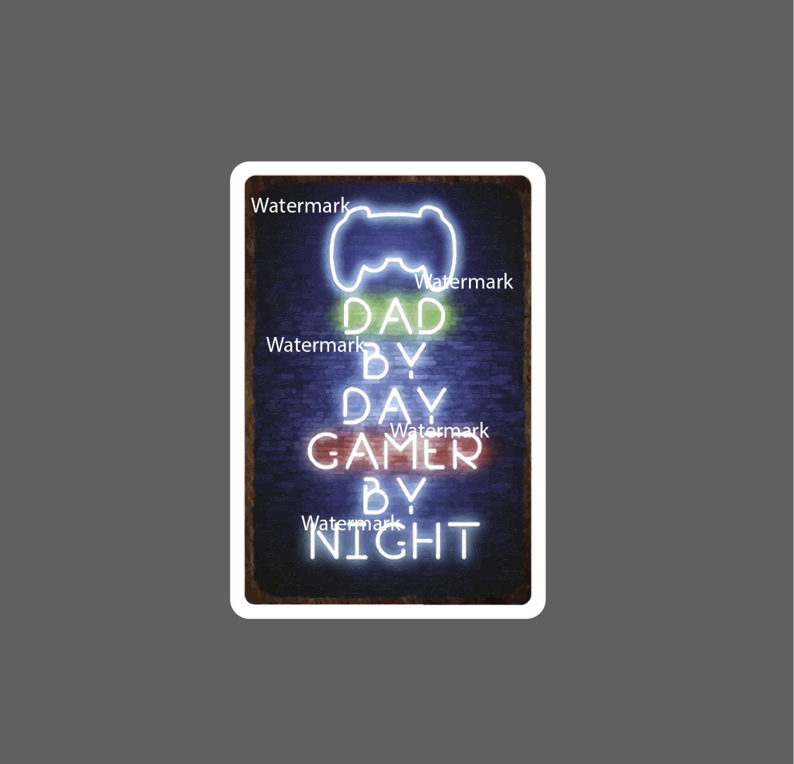 Gamer Dad Sticker Videogames Waterproof NEW – Buy Any 4 For $1.75 EACH Storewide