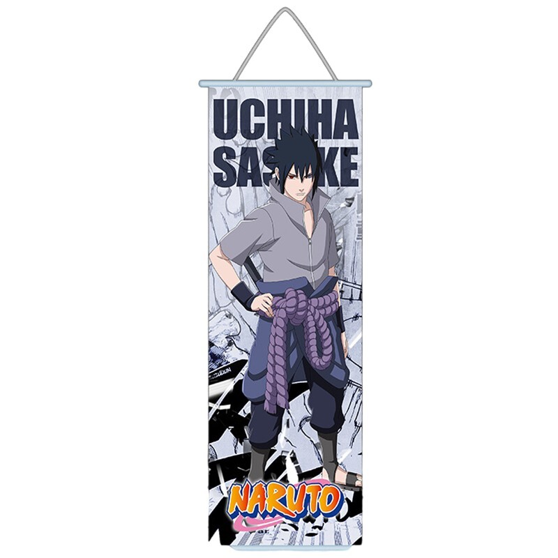 Naruto Canvas Print With Rolling Frame 70×30cm Itachi Kakashi Minato