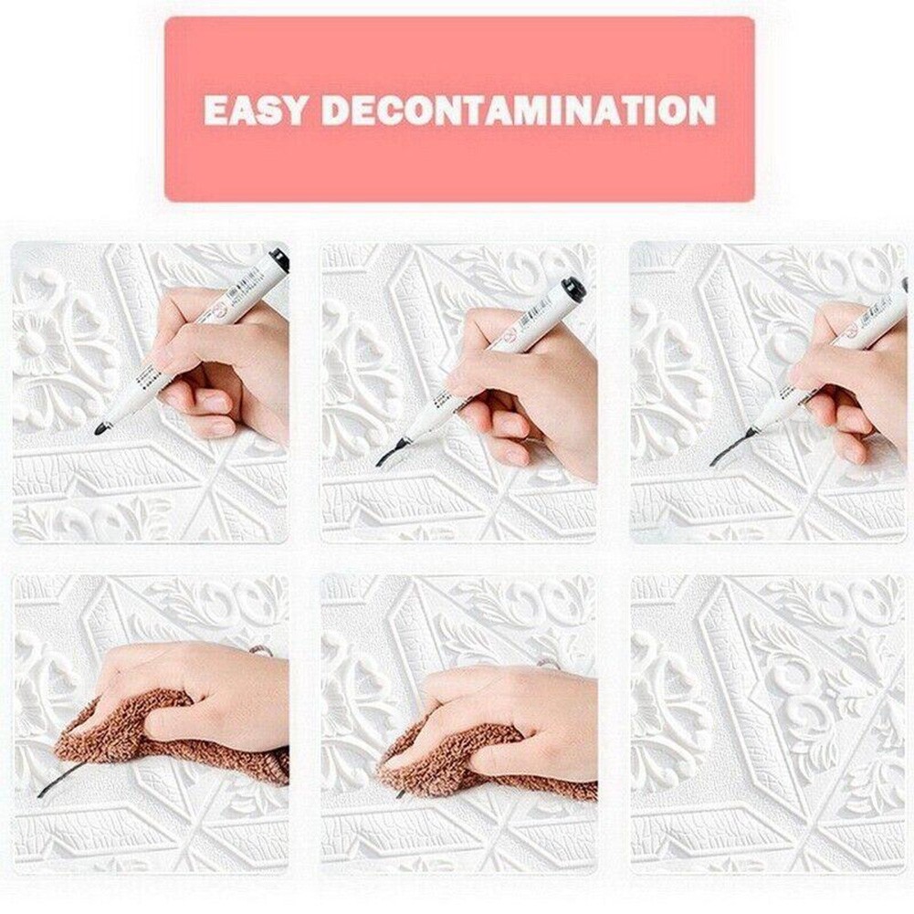 Wall Sticker Tiles Stickers Wall Tiles Stickers PVC Replacement Sticker 35X35cm