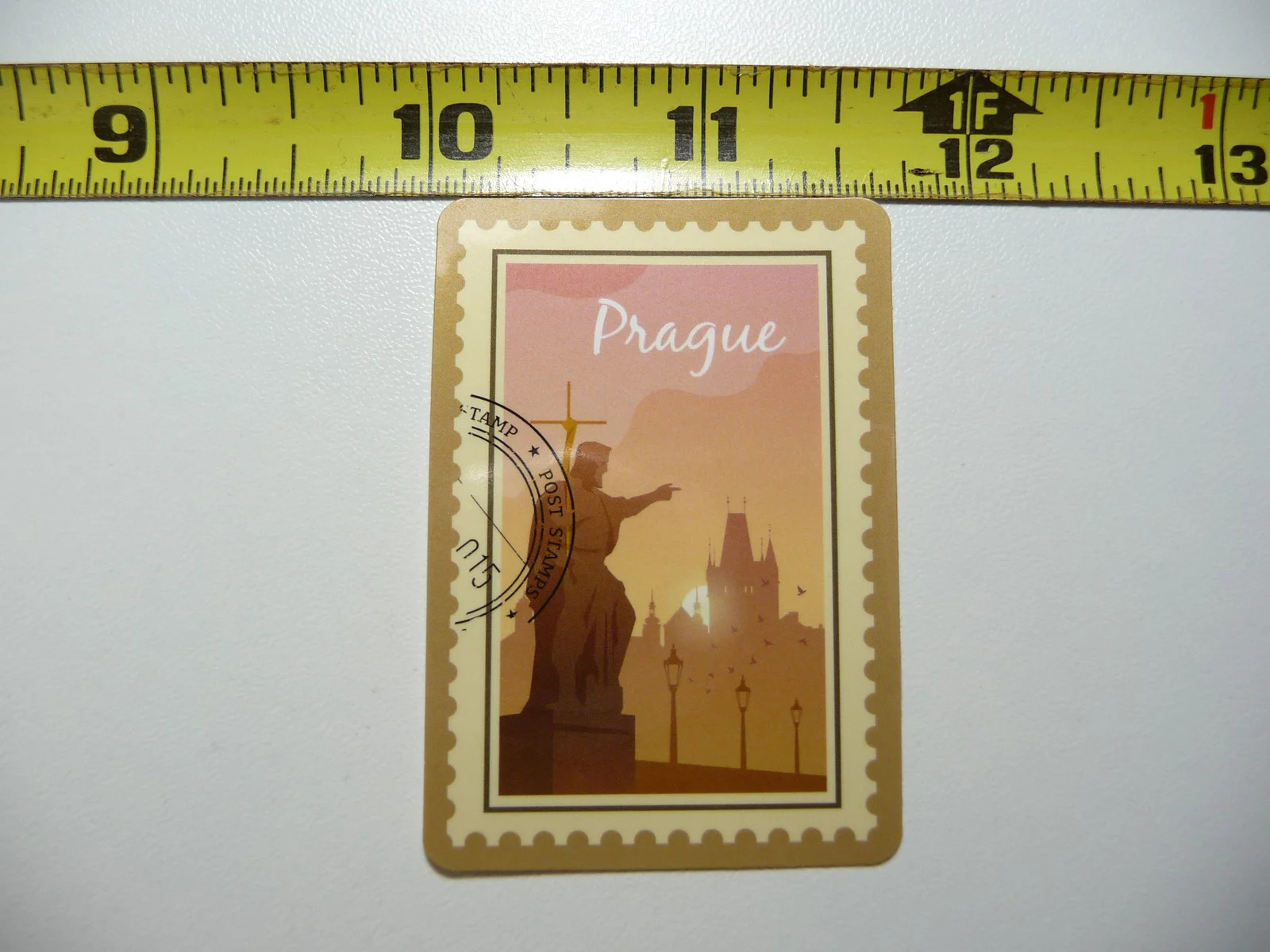 PRAGUE CZECH REPUBLIC SMALL STICKER DECAL WORLD TRAVEL SITES FAMOUS