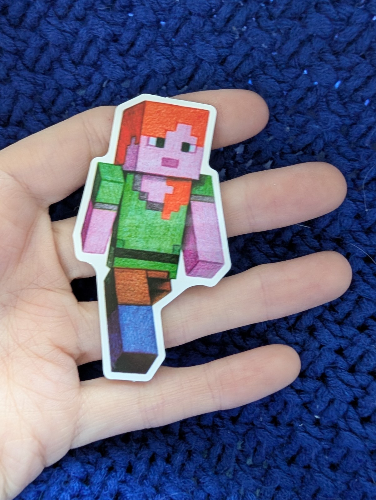 Peculated graphic, Video game, Minecraft, Vinyl, Sticker