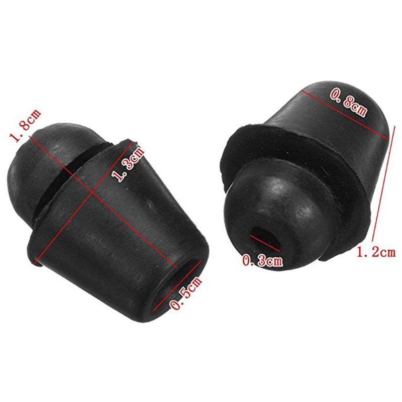 2Pcs Car Door Shock Absorber Soundproof Dampers Buffer Pad Cover Rubber Cushion