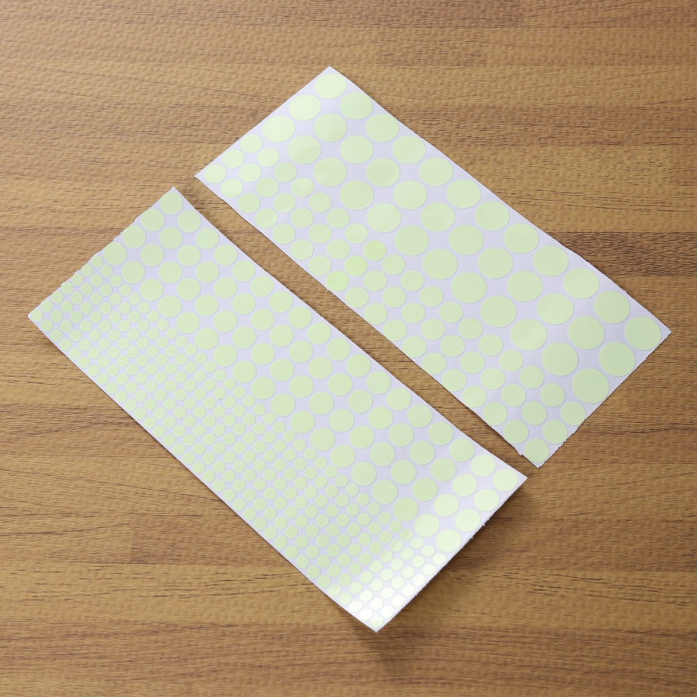 407 Pc Glow in The Dark Dots Circular Glow-in-the-dark Sticker Stickers Kids