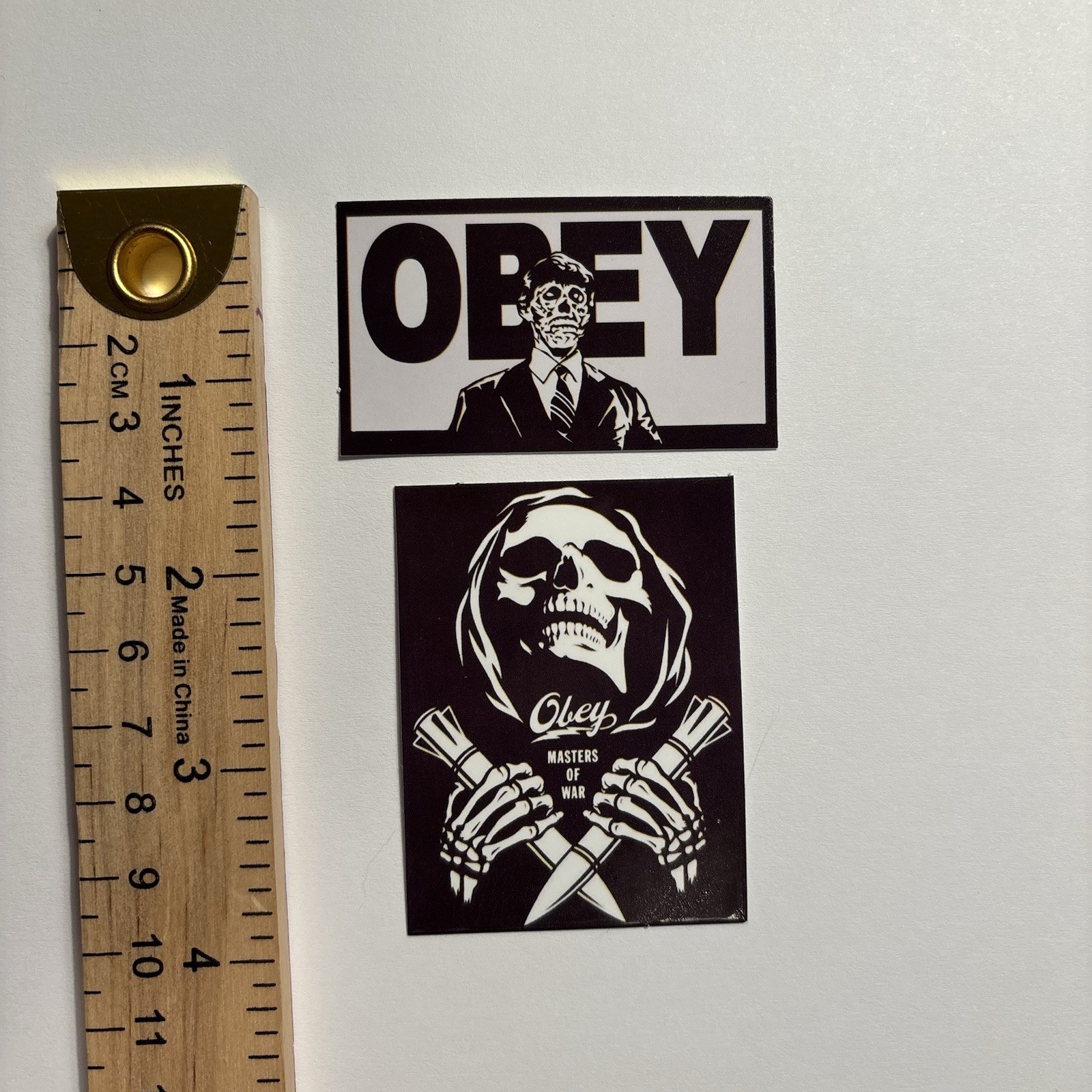 Obey Vinyl Sticker Set Black White Street Art for Window Car Laptop #D2