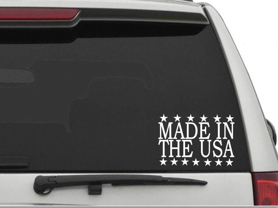 MADE IN THE USA Decal Sticker CW3871