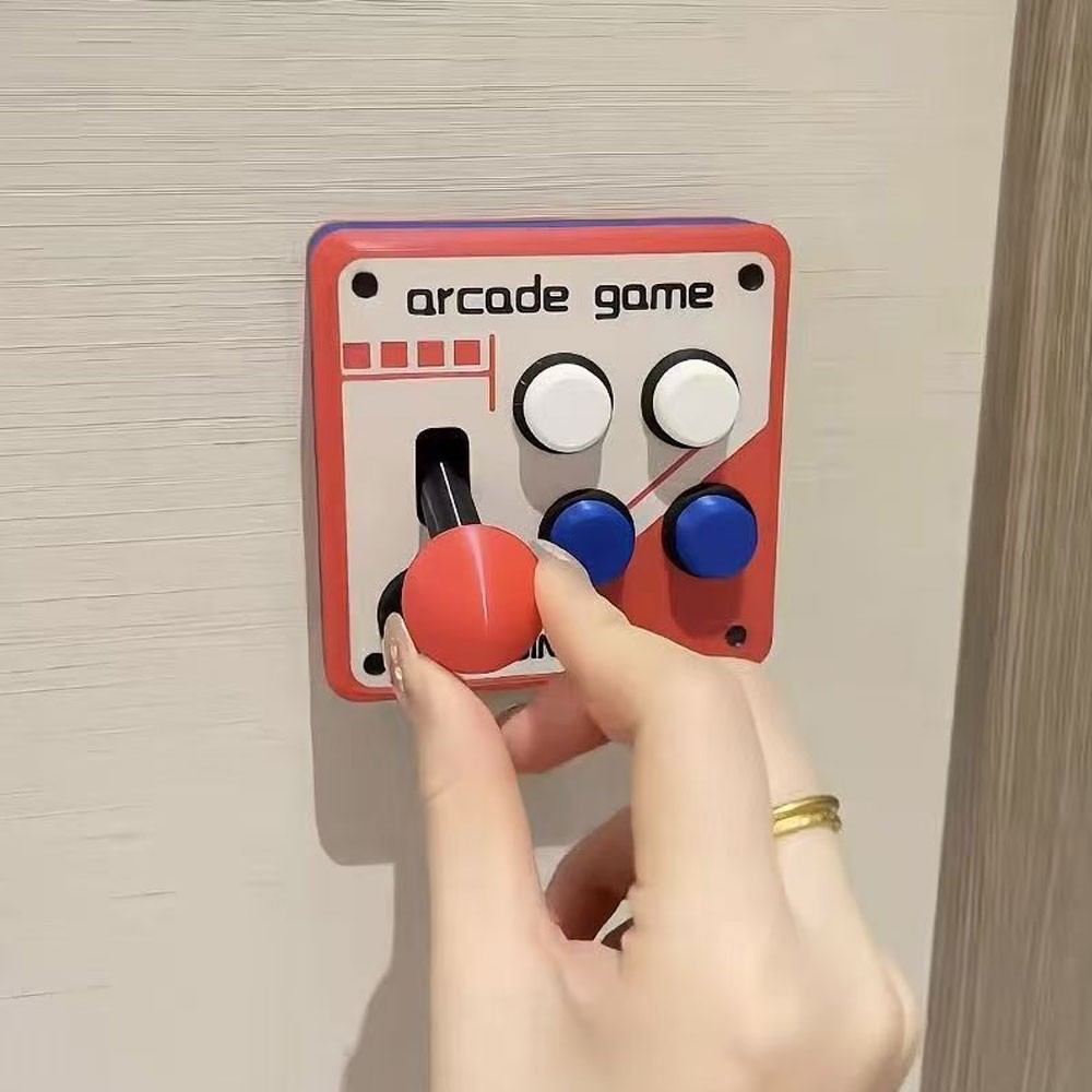 Retro Arcade Switch Panel, Arcade Light Switch Cover, Vintage Game Room Wall US