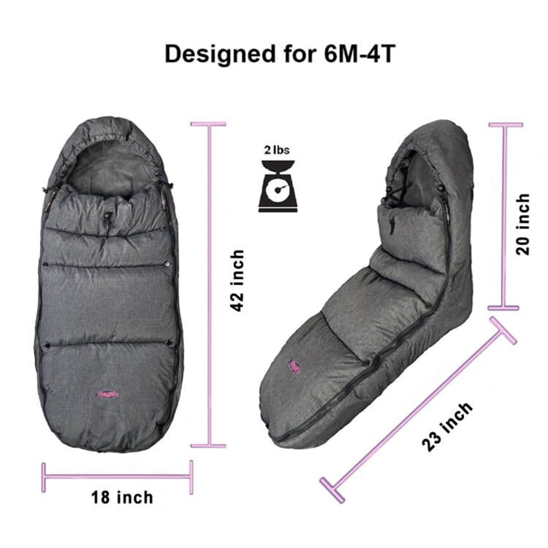 Toddler Stroller Footmuff Cosy Toe Buggy Pushchair Sleeping Bag, Easy Open & Rem