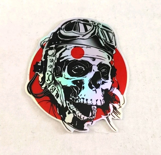 JDM Motorcycle Motorbike Racing Holo Foil Holographic Reflective Sticker Decal