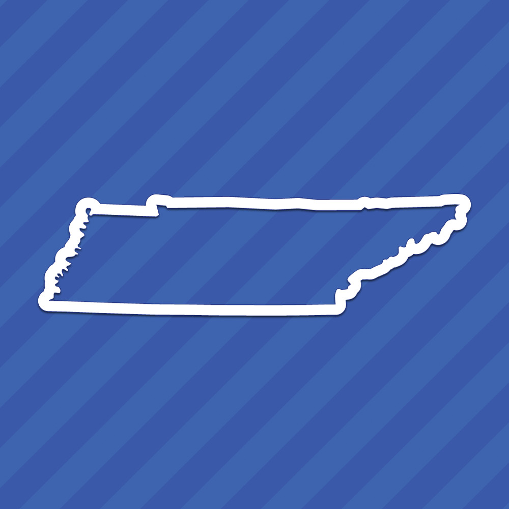 Tennessee TN State Outline Vinyl Decal Sticker
