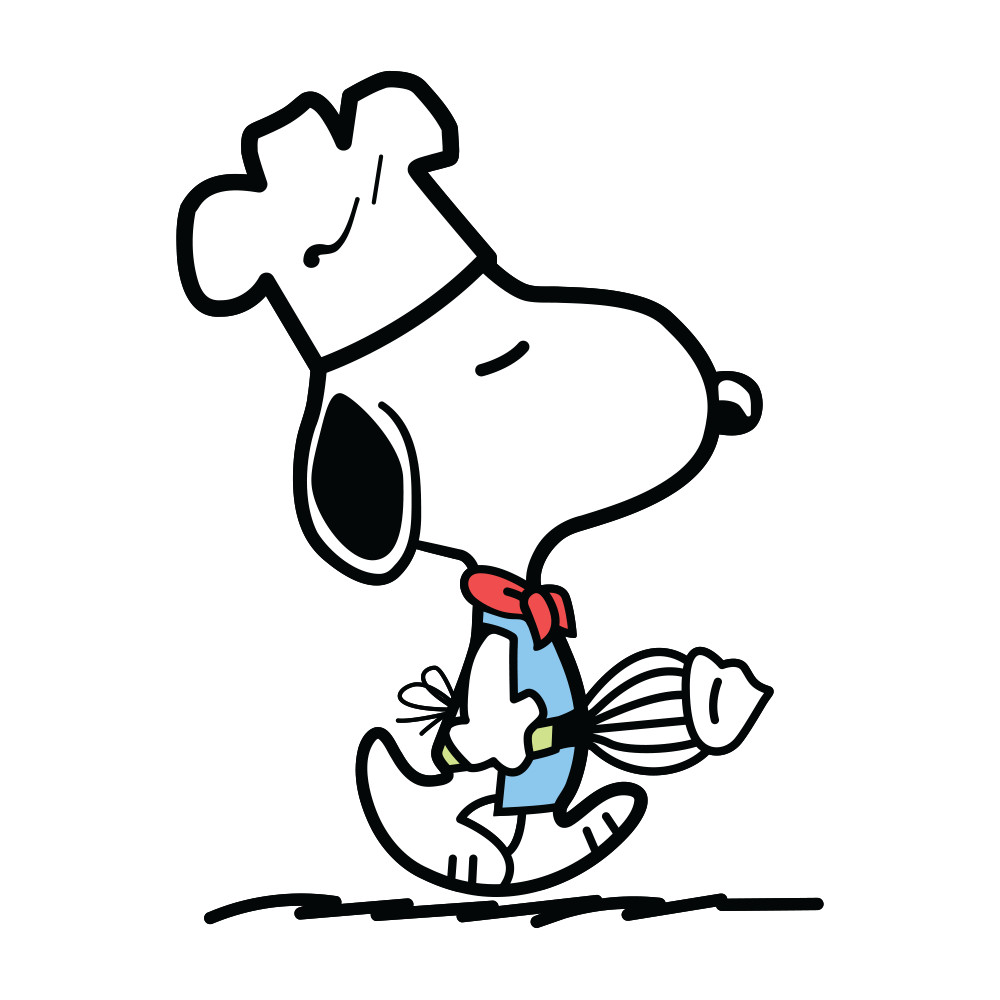 Peanuts Snoopy Chef Sticker – Aesthetic Vinyl 2.6″ W x 3.5″ H