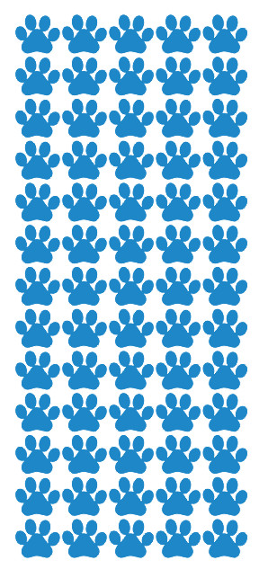 Paw Stickers Sticker Medium Blue 3/4″ DC15-053