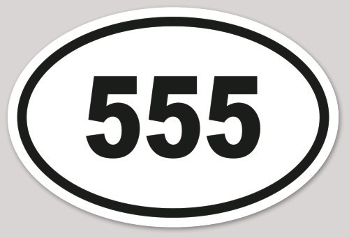 PHISH 555 *NEW* 6″ x 4″ Glossy Oval Sticker