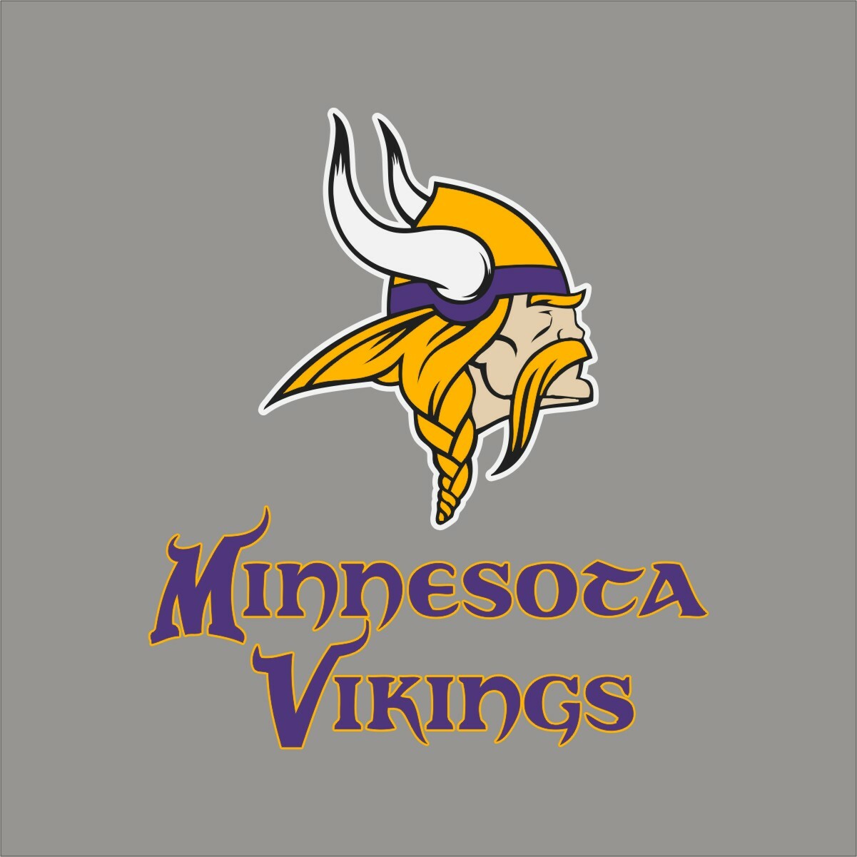 Minnesota Vikings #9 NFL Team Pro Sports Vinyl Sticker Decal Car Window Wall