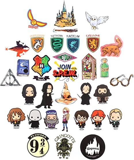 Harry Potter Sticker Sets 2 Packs 60 Stickers Ea 120 Total Vinyl Watercolor New