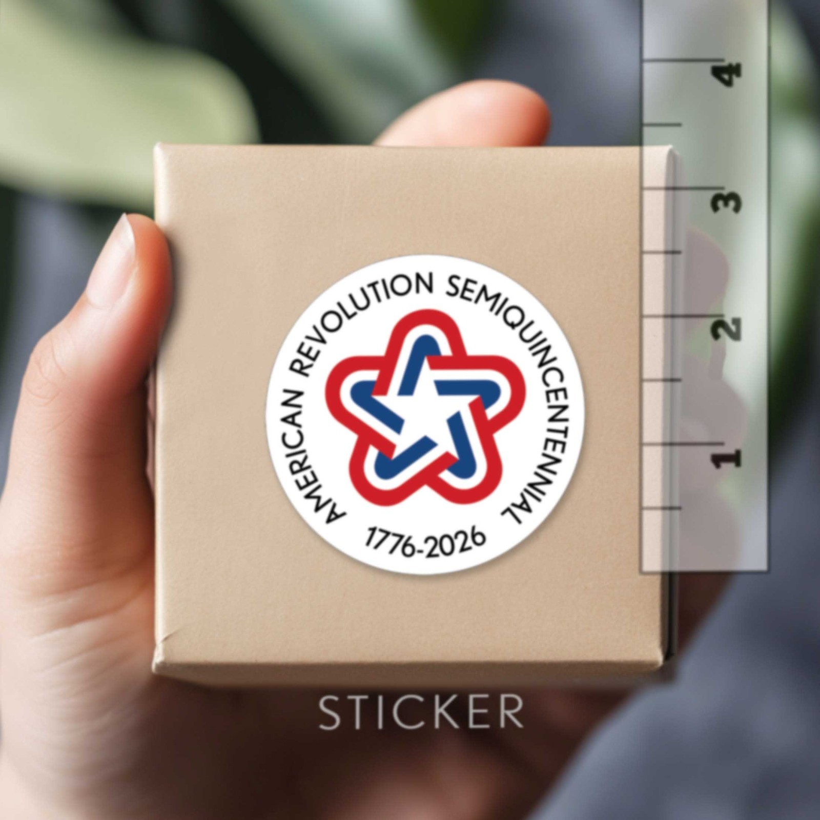 America 250th – 4 PACK Die Cut Stickers – USA 250 1776-2026 – Assorted Designs