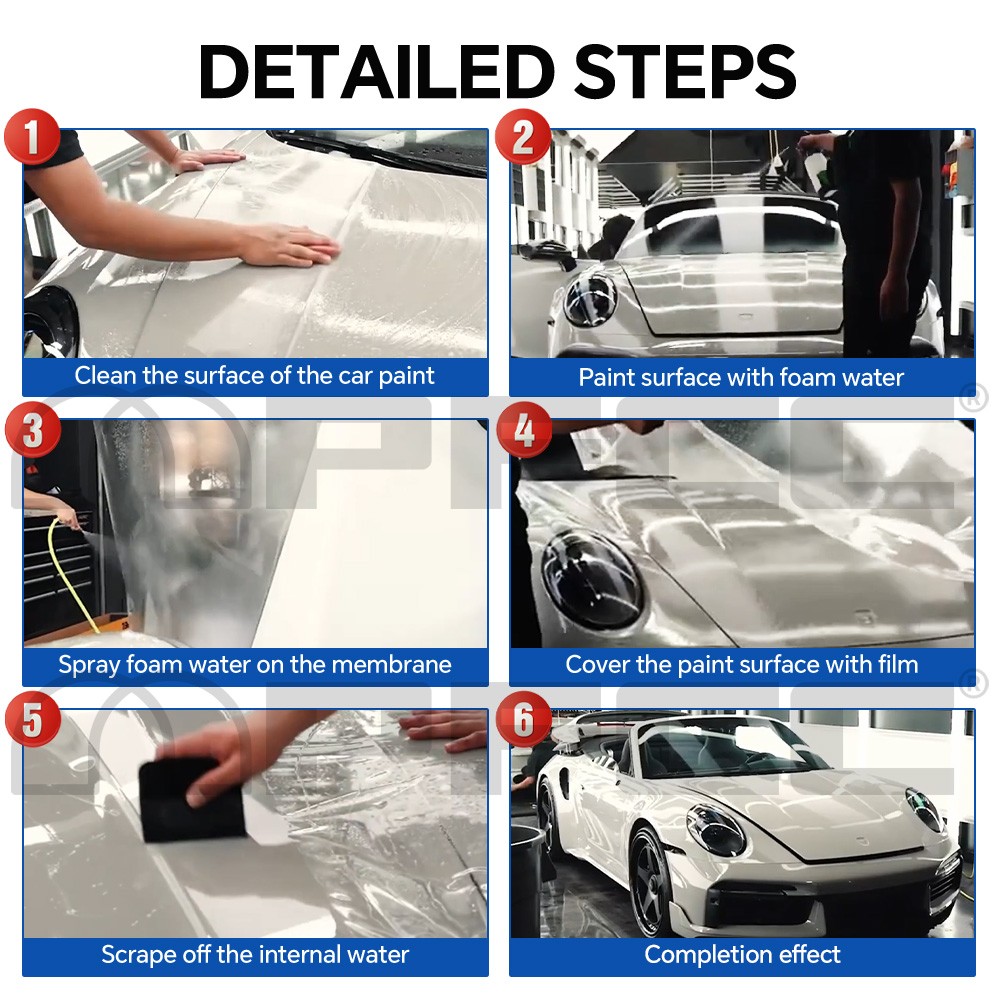 Porsche Panamera 2024-UP Precut Kit DIY Paint Protection Film Clear Bra PPF TPU