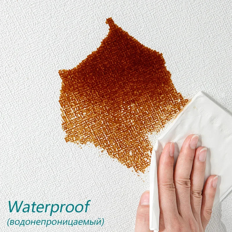 3D Wall Sticker Wallpaper Self-Adhesive Waterproof Wall Covering Panel for Livin