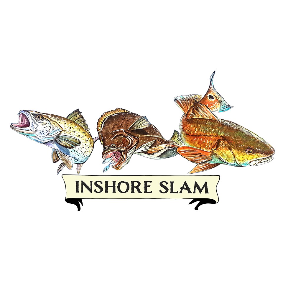 Decal Vinyl Sticker “Inshore Slam” Made in USA