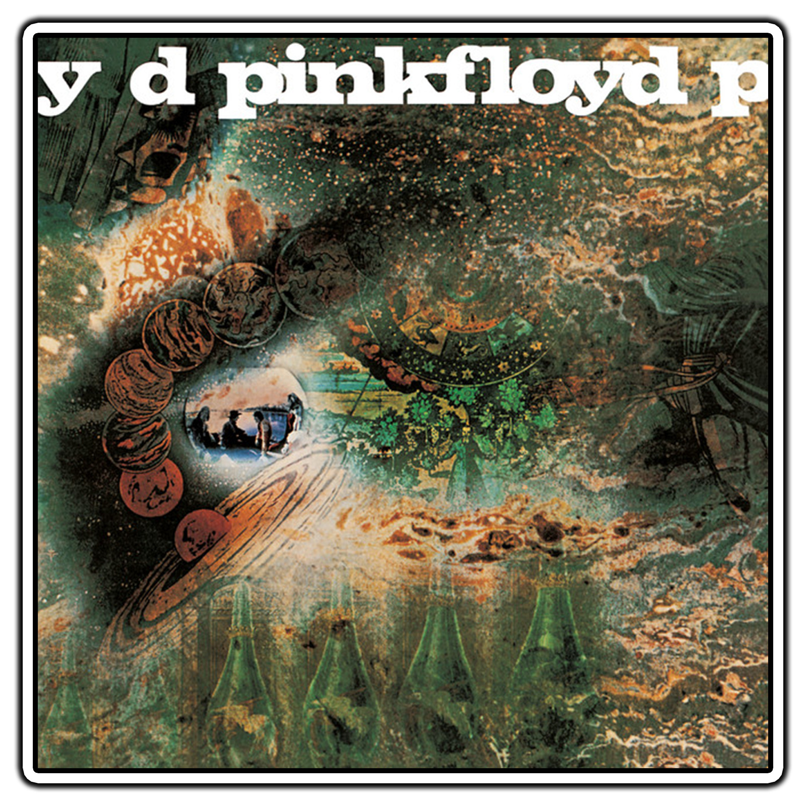 Pink Floyd – Saucerful Of Secrets Album Sticker Waterproof Vinyl Decal Die-Cut