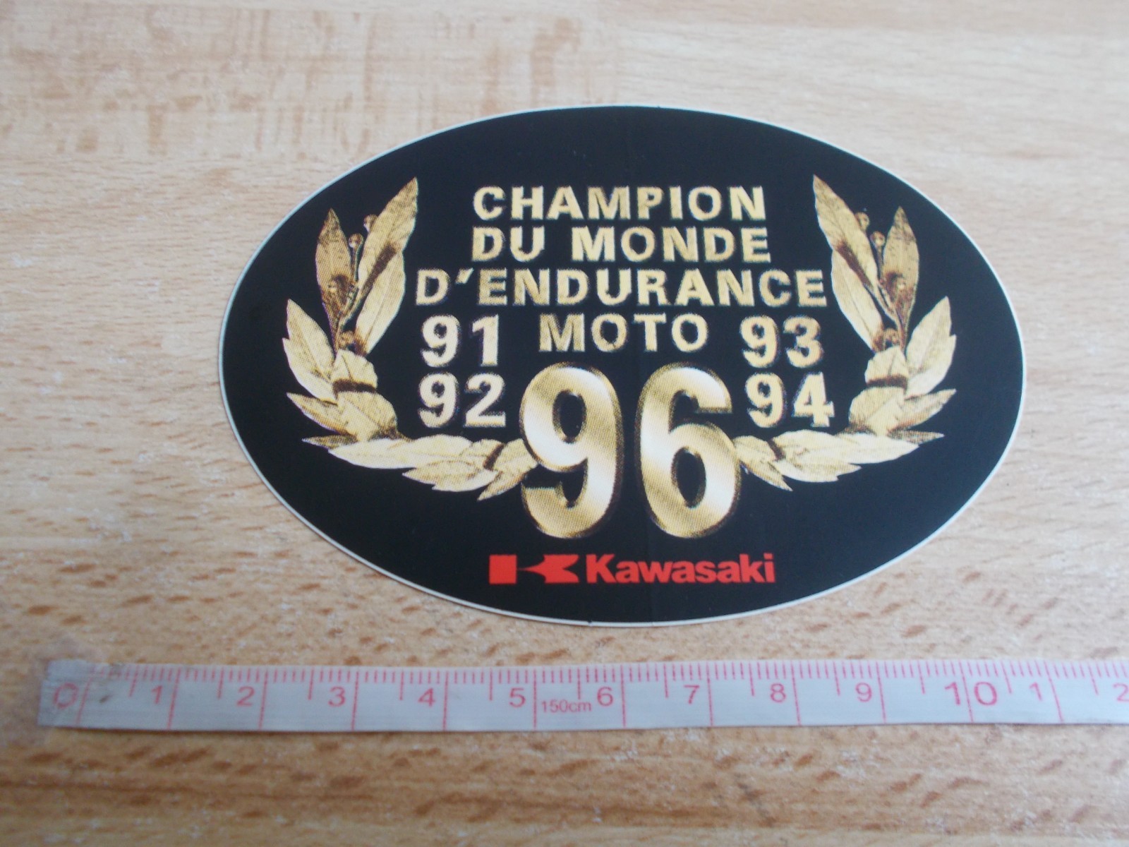 Sticker Kawasaki – Champion World D’Endurance Motorcycle 91, 92, 93, 94, 96