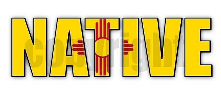 New Mexico Native Flag Stickers Flag Decals New Mexico State Flag Stickers