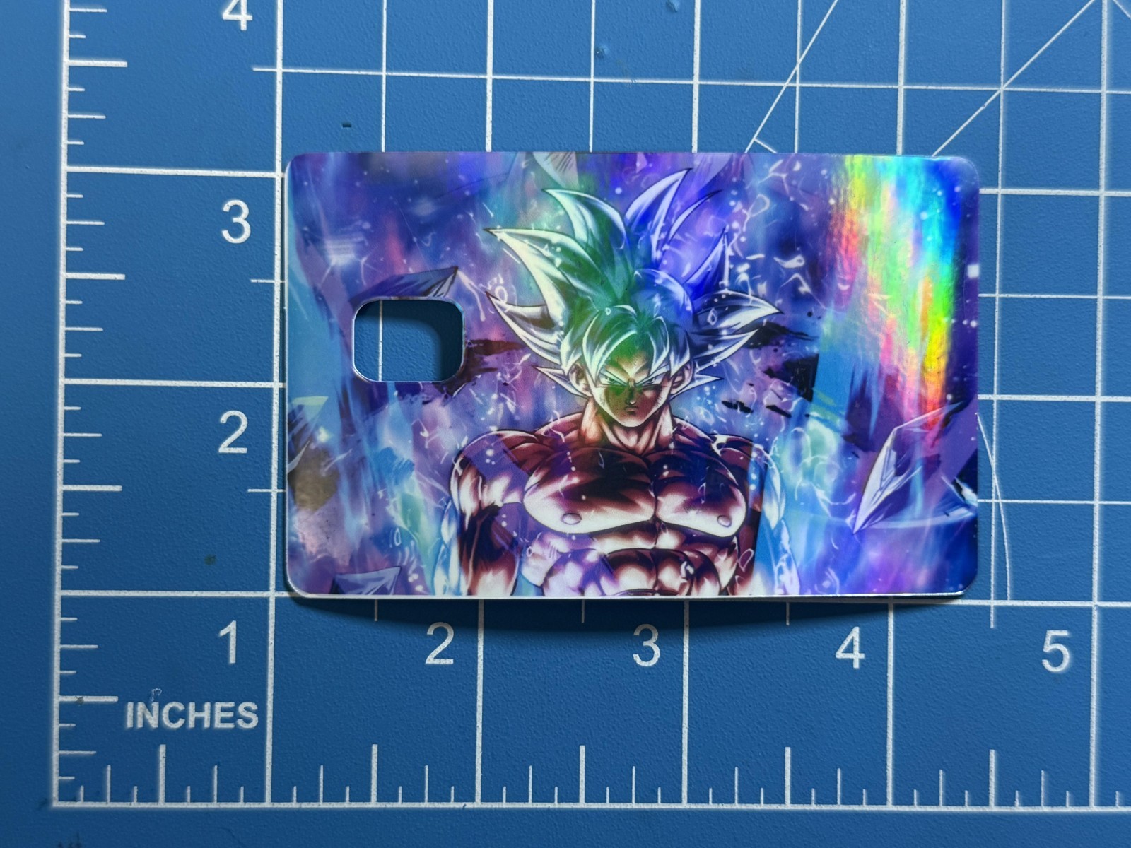 2PC Credit Card Skin.Cartoon Waterproof Holographic Sticker.