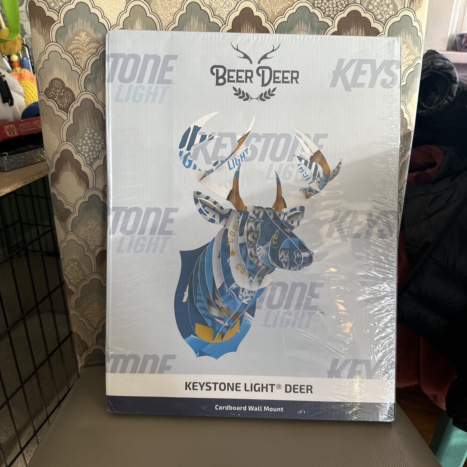 Beer Deer – Keystone Light- Beer Deer Cardboard Wall Mount – New