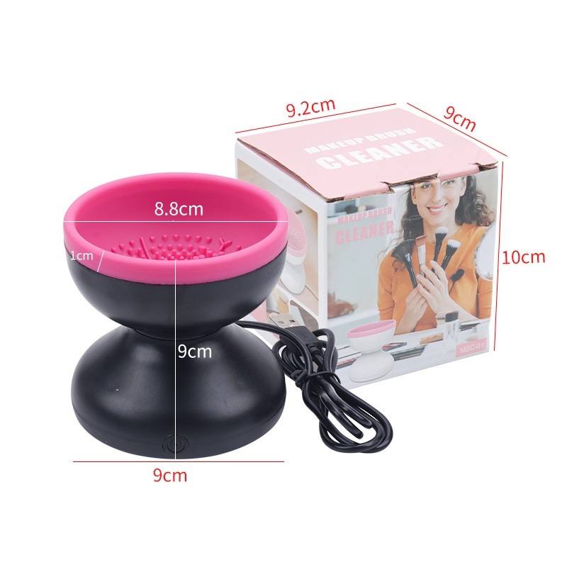 Electric Makeup Brush Cleaner Machine Portable Automatic USB Cosmetic Brush Clea