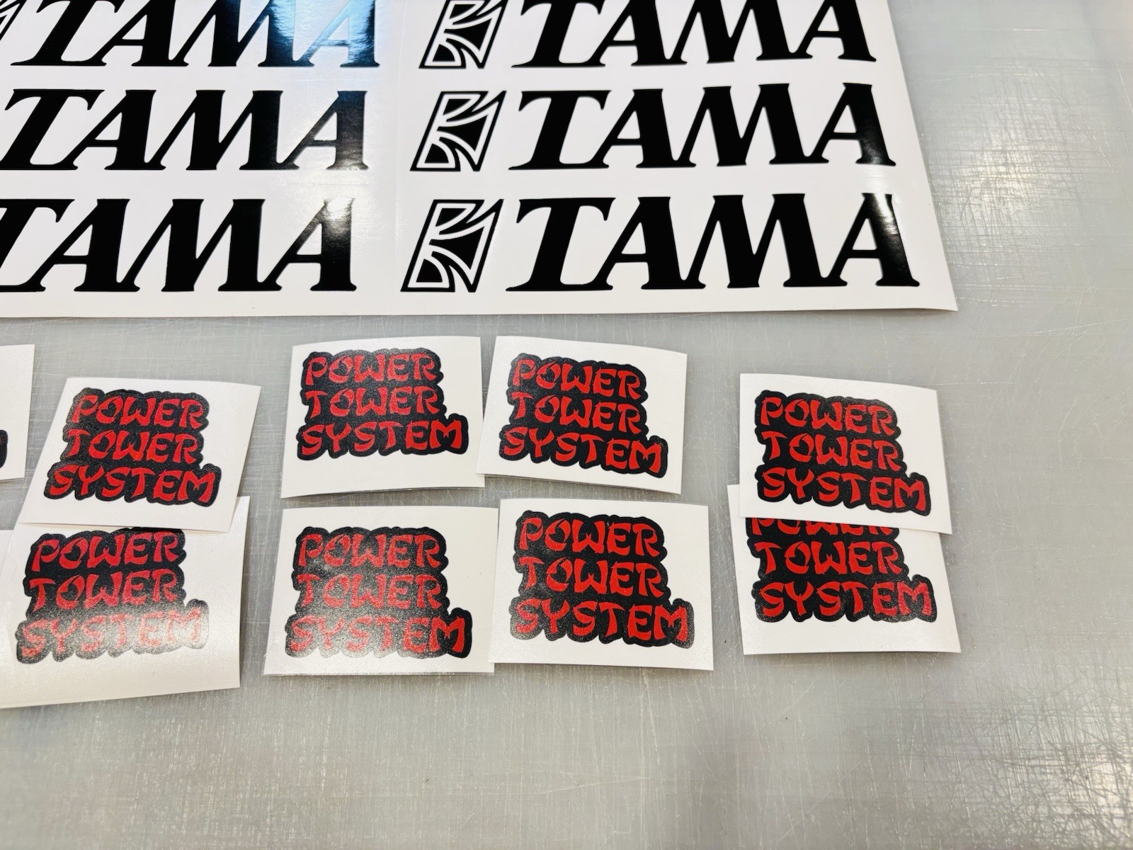 Custom Drums Die Cut Vinyl Decals