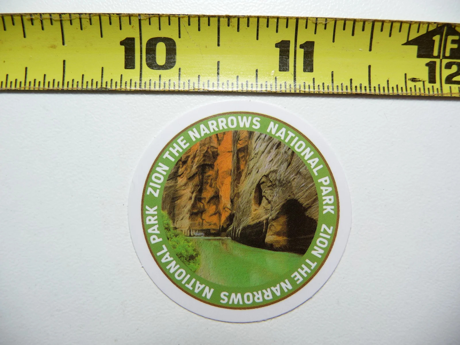 TINY ZION THE NARROWS UTAH SMALL STICKER DECAL NATIONAL PARK COLLECTIBLE