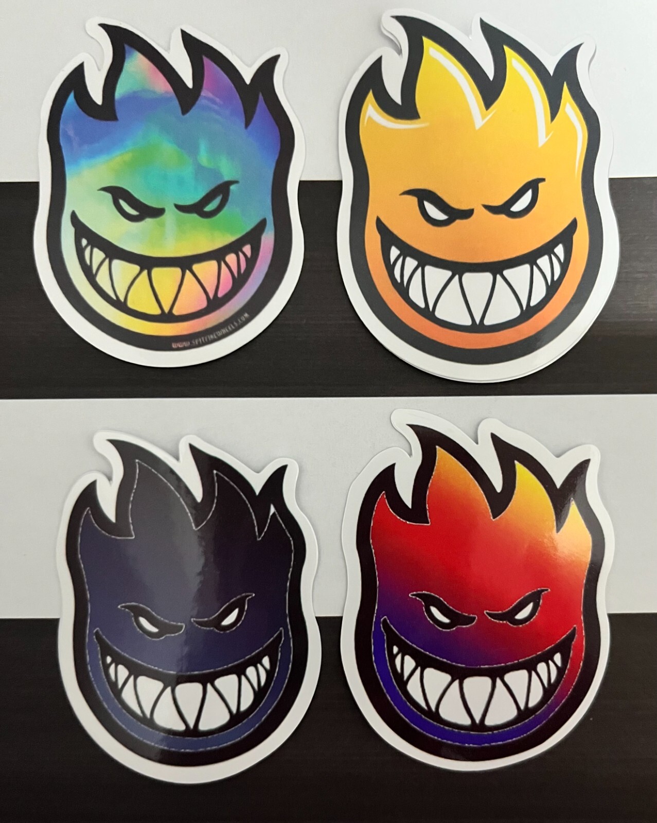 SPITFIRE Ombre ” Big Head ” Vinyl Decal Sticker Free Ship & Track