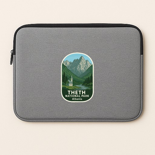 Theth Albania Iron On Heat Transfer Vinyl HTV Die-Cut World National Parks