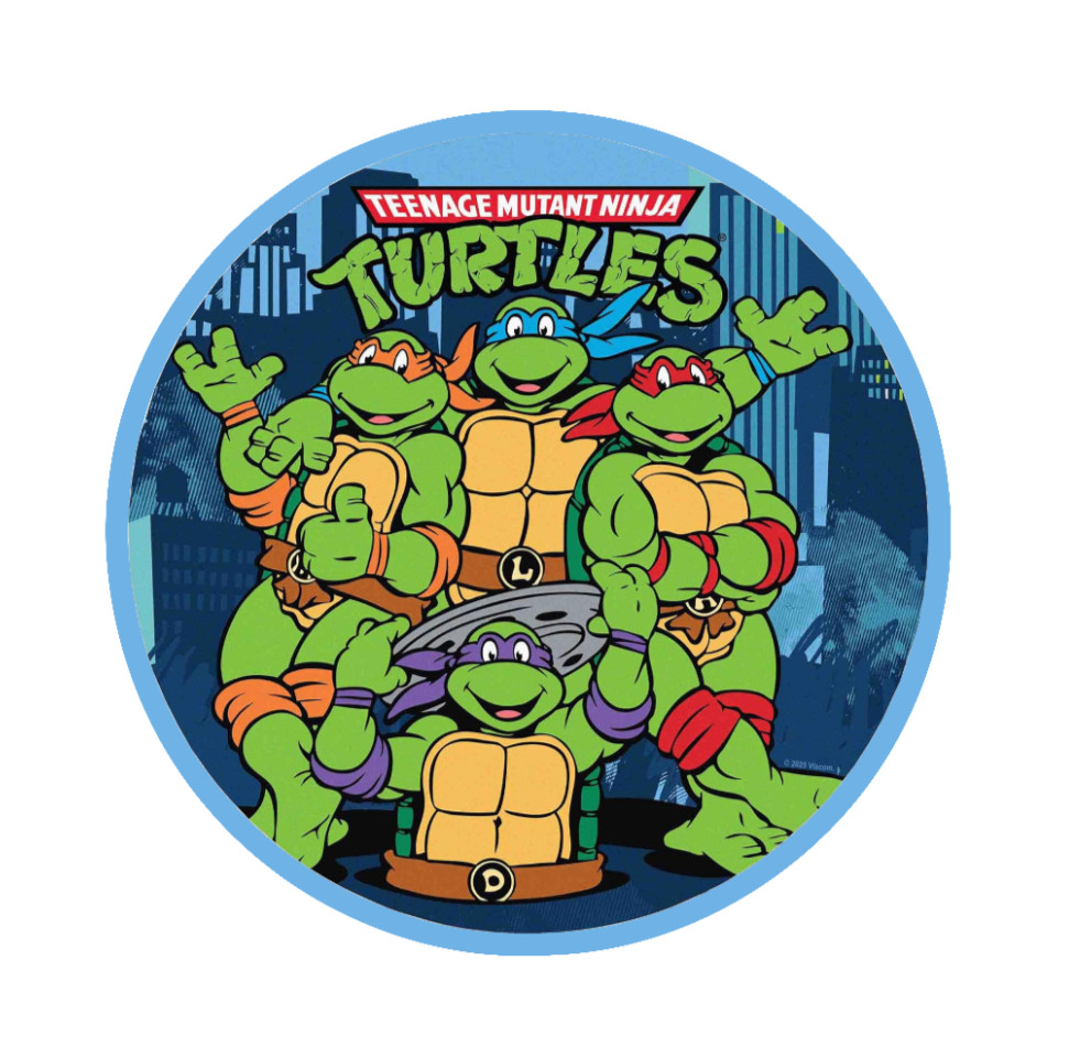 Teenage MN Turtles “Blue” – 4″ Handmade Vinyl Decal Vehicle Decor Cooler Laptop