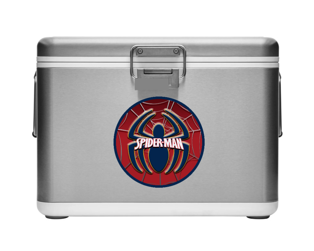 Spiderman Spider Logo – 4″ Handmade Vinyl Decal Sticker Car Cooler Laptop Truck