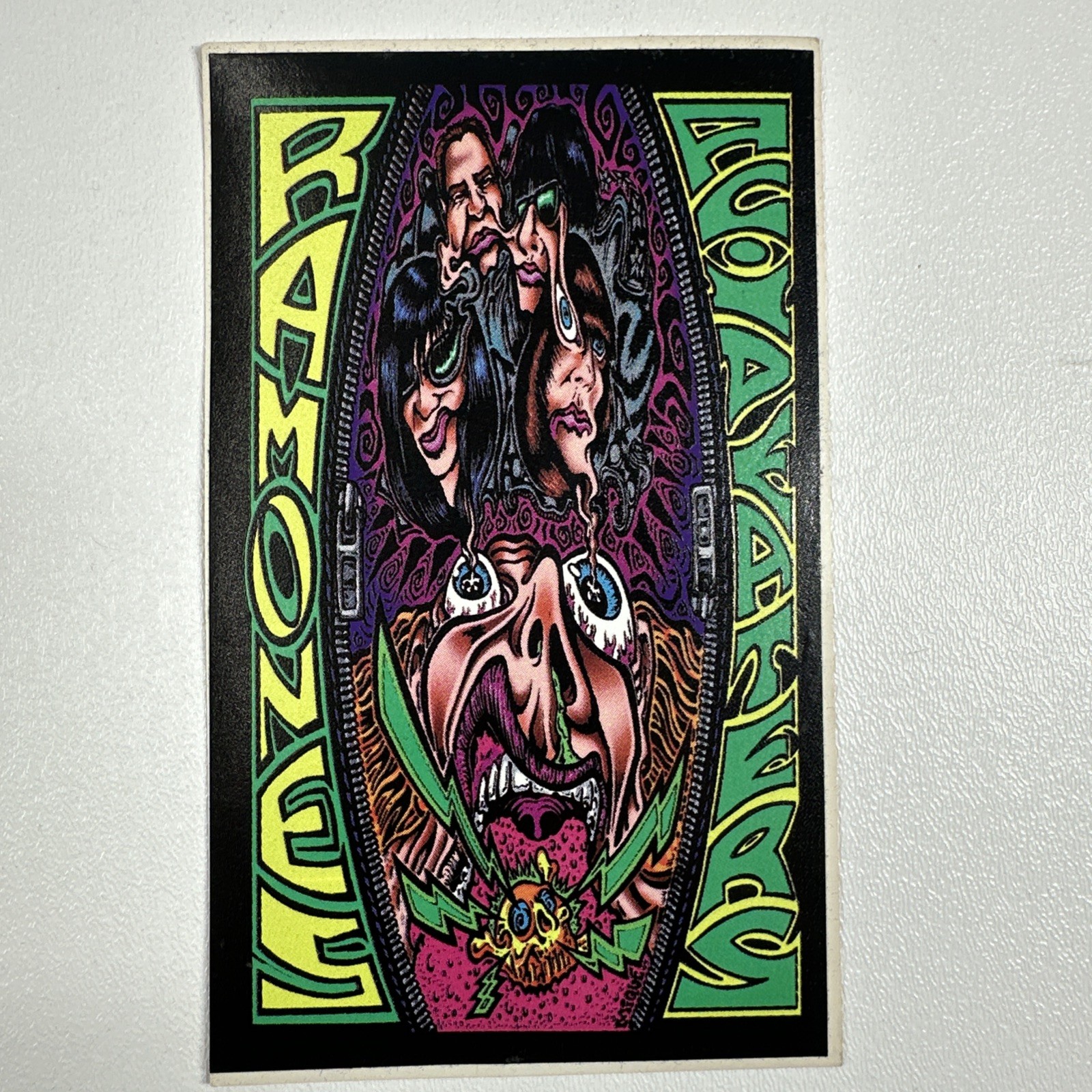 Vintage The Ramones ACID EATERS Stickers Punk Rock 6″ x 3.5″