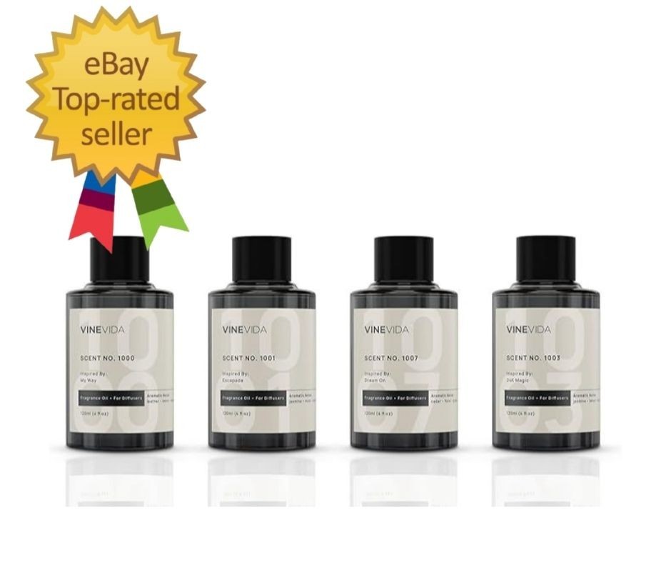 Hotel Fragrance Collection – 4 Pack Diffuser Oils – Cold Air Diffusers