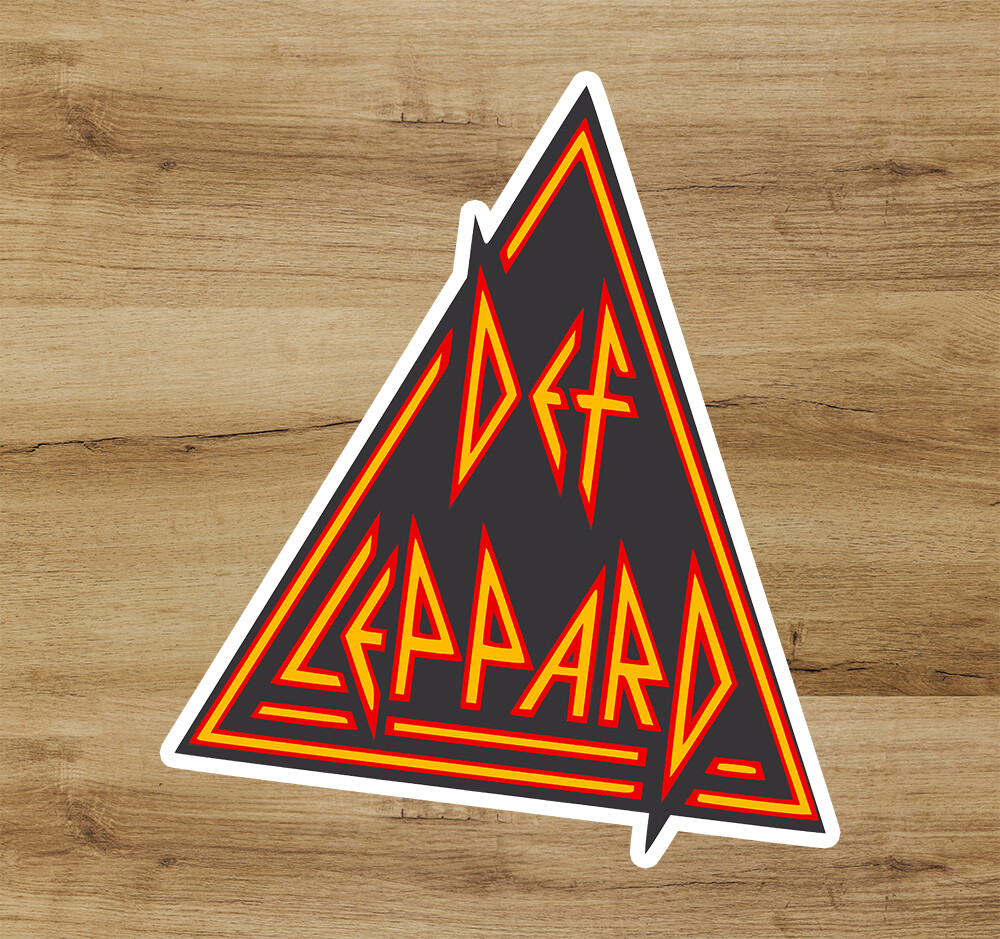 Def Leppard 3″ Premium Quality Vinyl Decal Sticker Heavy Metal Rock Joe Elliott