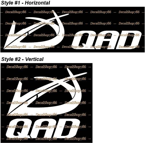 QAD – Archery/Hunting Equipment & Gears – Vinyl Die-Cut Peel N’ Stick Decals