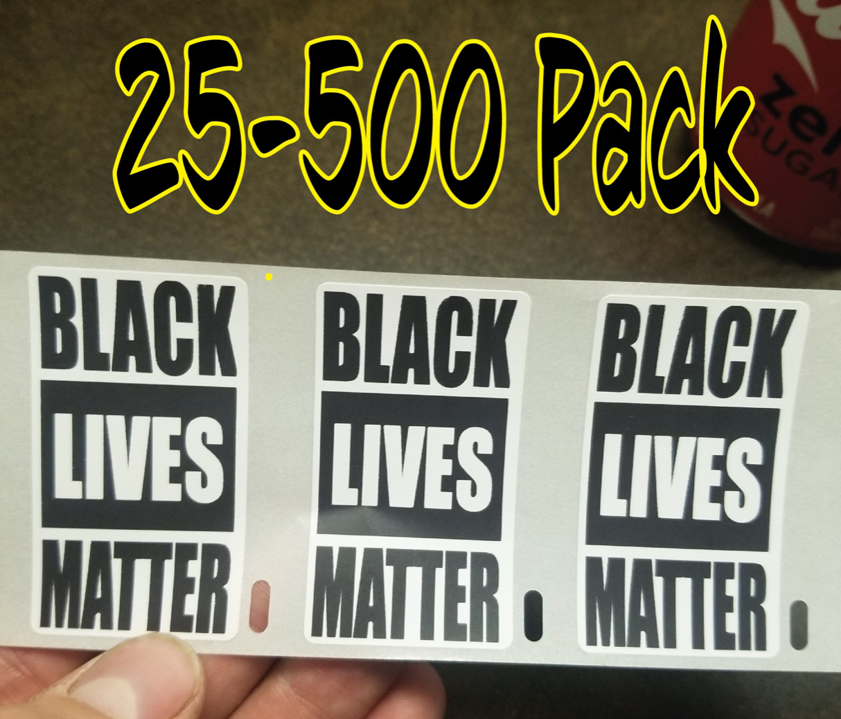 BLACK LIVES MATTER movement 25-500 Pack Stickers Label decal lifes bulk lot