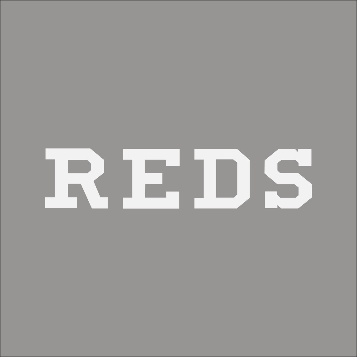 Cincinnati Reds #3 MLB Team Logo 1 Color Vinyl Decal Sticker Car Window Wall