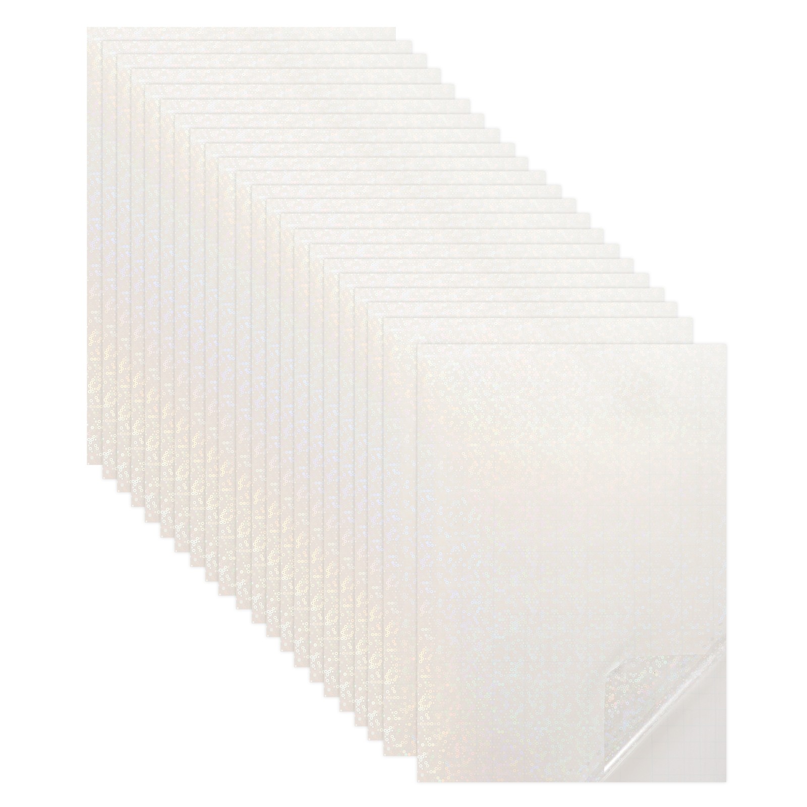 Holographic stickers 22 sheets 21×29.7cm stickers for A4 (circle)