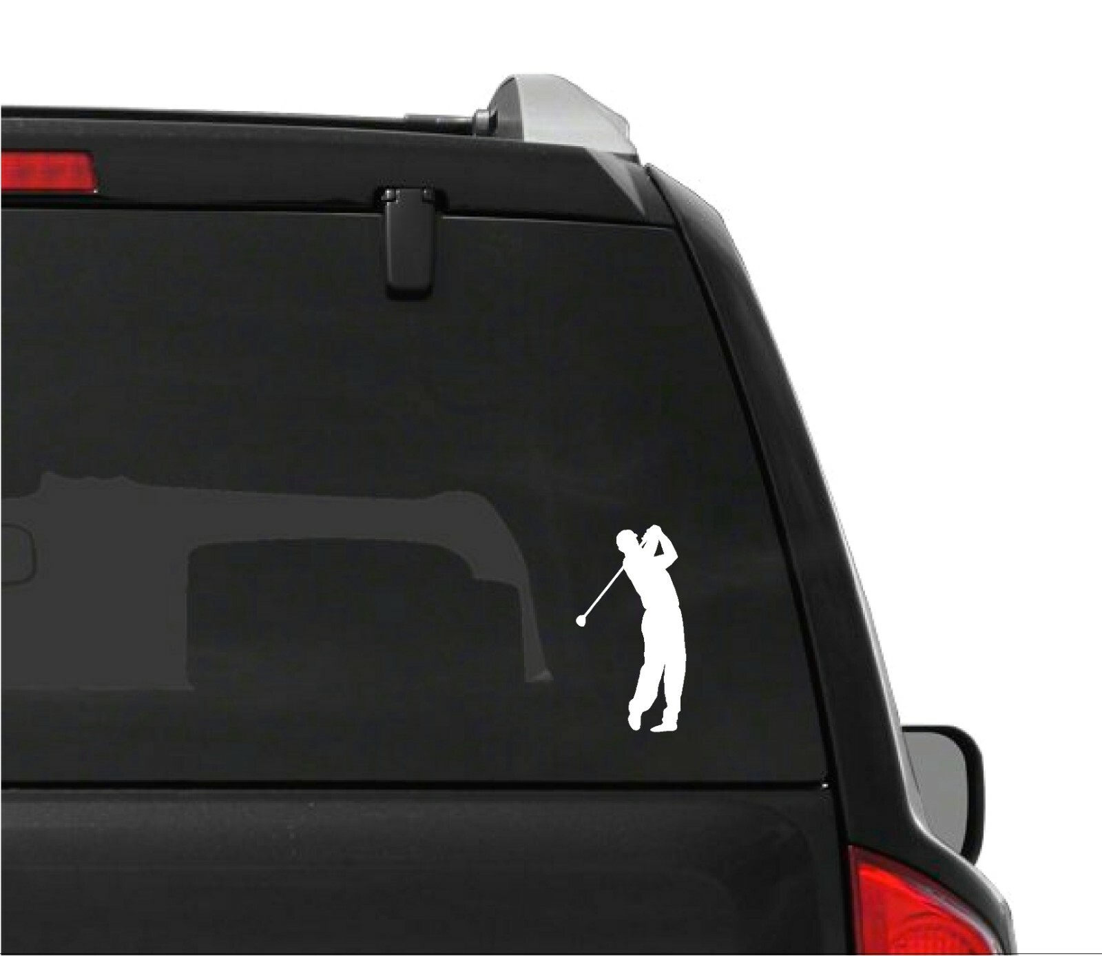 Golf Player Vinyl Decal Car Window Laptop Golfer Sticker