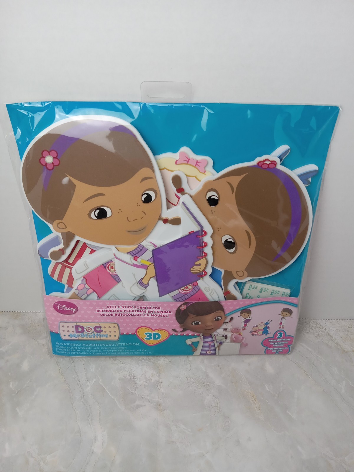 Doc McStuffins 3D Peel & Stick Foam Decor